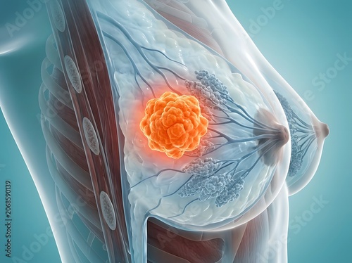 Breast cancer awareness month understanding breast cancer through medical illustration