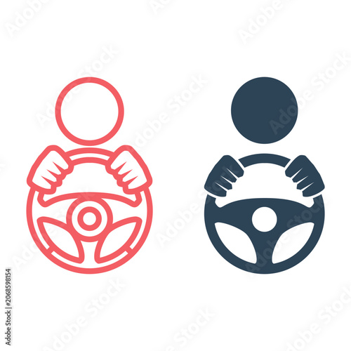 Car wheel vector icons set steering wheel vector design illustration