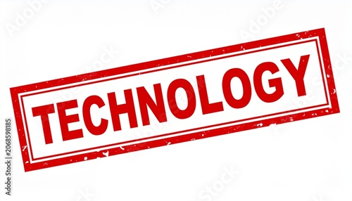 Technology Innovation Progress Digital Advancement Official Stamp