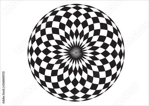 Fotografie black and white sphere