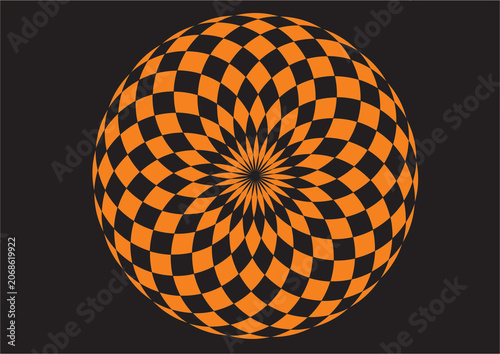 Photos abstract background with circles