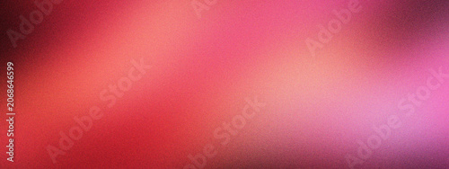 Abstract red gradient background with soft pink light leaks. Vibrant crimson blur texture for romantic web design. Smooth magenta color transition for modern digital art and banner backdrop.