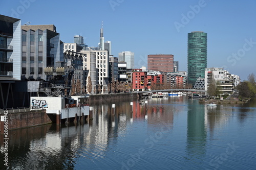 Westhafen in Frankfurt