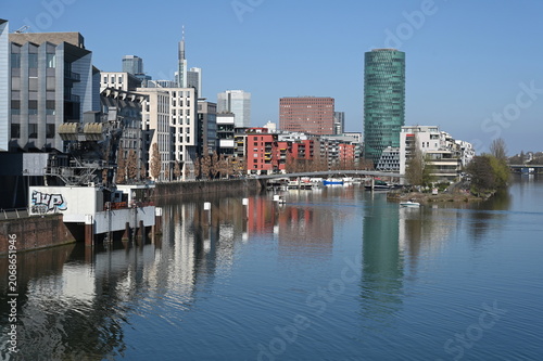 Westhafen in Frankfurt