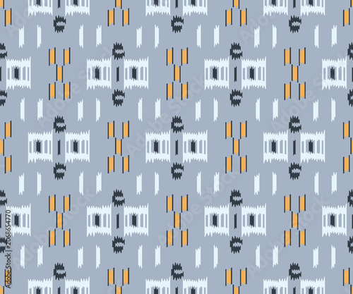 Japanese Rectangle Motif Vector Seamless Pattern