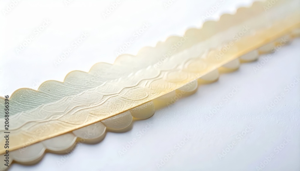 Fototapeta premium Decorative Scalloped Edge Trim Detail