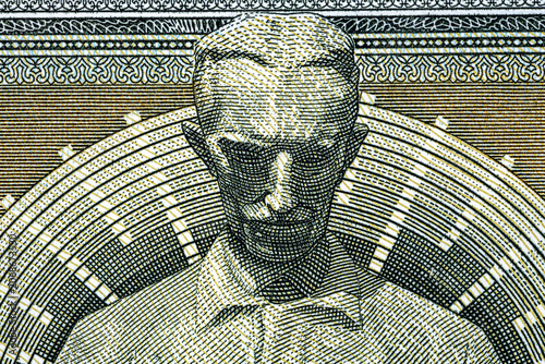 Fotografie 500 dinar banknote - former republic of Yugoslavia