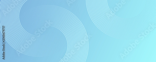 Low light sky blue abstract gradient background with geometric rounded glowing lines design background vector illustration eps10 perfect. Futuristic concept. High quality degital graphic.