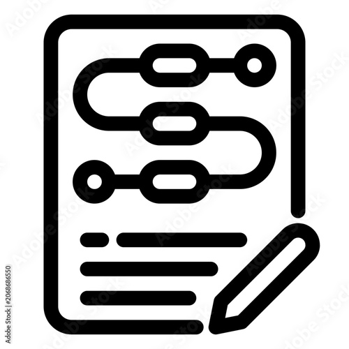Standard Operating Procedure Line Icon