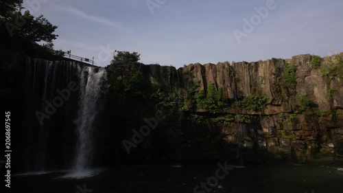 Spectacular Aerial Drone Footage of Harajiri Falls, Japan's Niagara, Oita, Kyushu