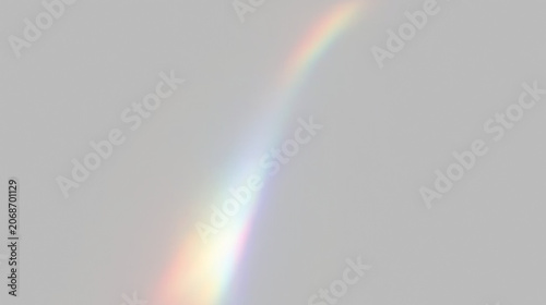 Bild auf Leinwand Bright rainbow lens flare with crystal glass reflections, sparkling diamond high