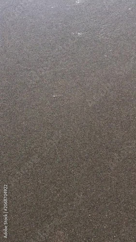 water drops on the sand