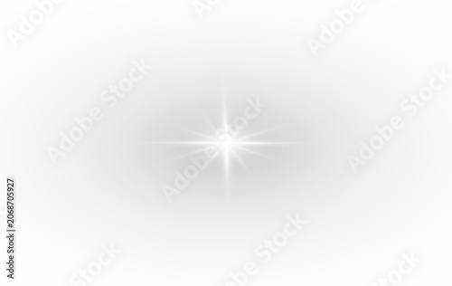 Sparkling light burst png with magical glow rays, luminous star effect and transparent celebration composition.