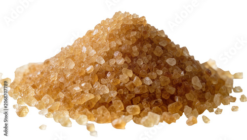 Photos Pile of coarse brown sugar crystals