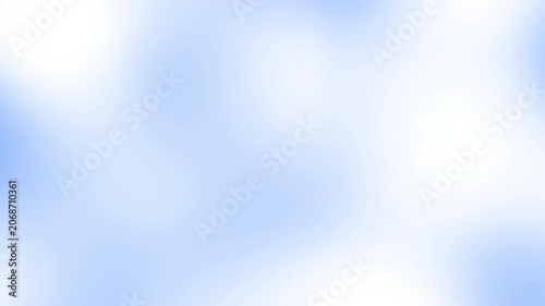 Liquify effect light blue sky cyan white abstract background video. Smooth gradient blend with soft blur, bright glow, and subtle