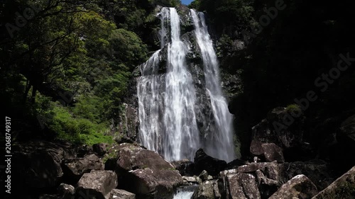 Spectacular Aerial Drone Footage of Yaken Falls, Hidden Waterfall Gem in Kyushu, Japan
