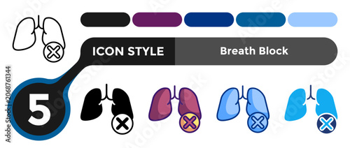 Tableau sur toile Breath Block