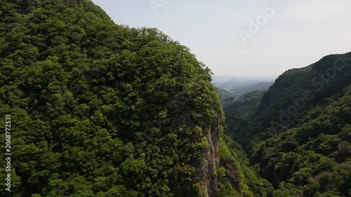 Spectacular Aerial Drone Footage of the Machu Picchu of Usa, Hidden Rural Landscape in Oita Japan