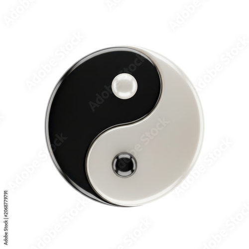 Yin Yang Symbol Representing Balance and Harmony