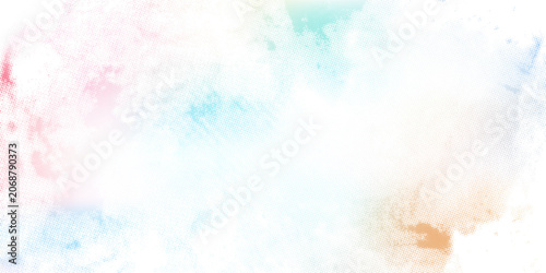 Abstract background with blue and pink watercolor paint. abstract color powder explosion on white background. Freeze motion of dust splash.