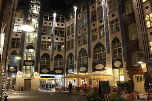 art nouveau buildings (hackesche höfe) in berlin in germany 
