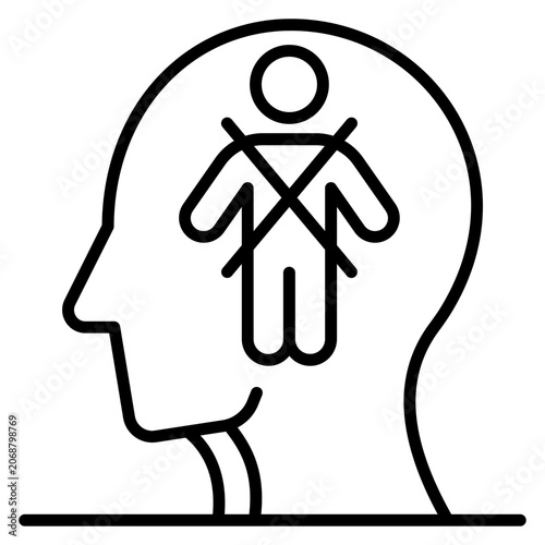 Fotografie Prejudice Icon