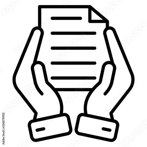 Obraz na plátne Handover Icon