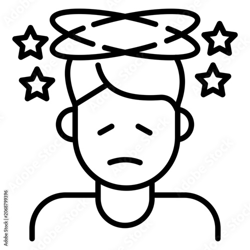 Dizziness Icon