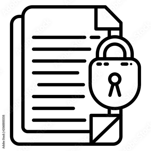 Fotografie Confidentiality Icon