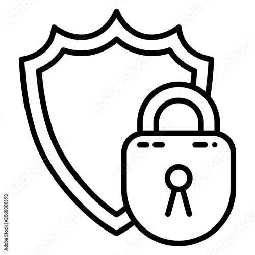 Quadro em tela Privacy Icon