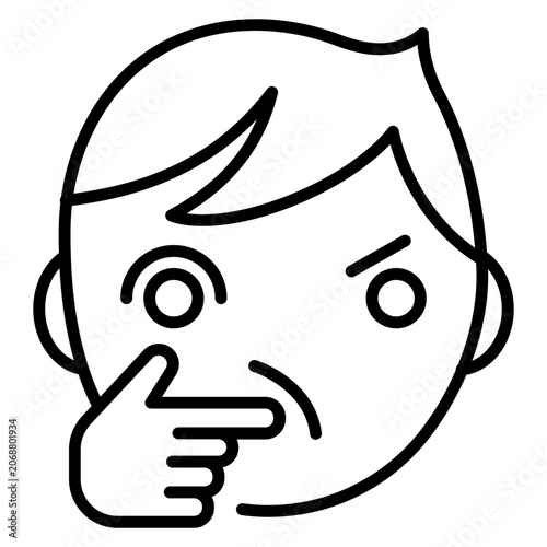 Konstfotografi Pensive Icon