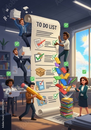 Teamwork and Productivity Conquering a Giant ToDo List Together.
