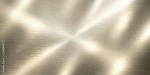 Fotografia Brushed silver metal texture background with shiny industrial steel surface patt