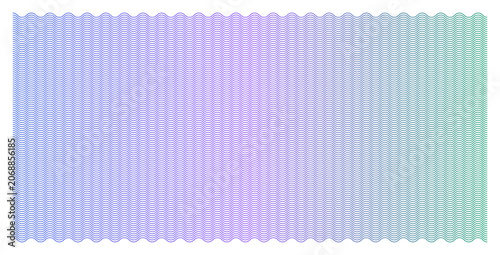 Foto Watermark guilloche pattern for money certificates and secure banknotes