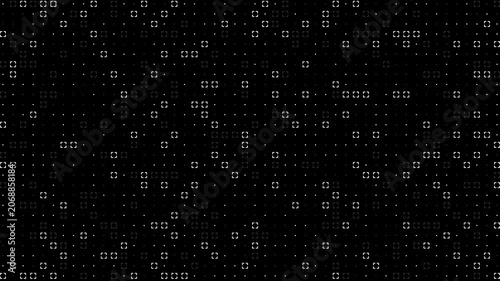 Futuristic Digital Scanning Interface Background, Abstract Radar HUD Pattern, Cyber Security Target Grid, High-Tech HUD Elements, Data Detection Concept
