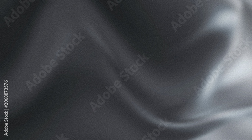 Elegant dark metallic abstract gradient background featuring smooth flowing light streaks, smoky curves, and subtle grain texture