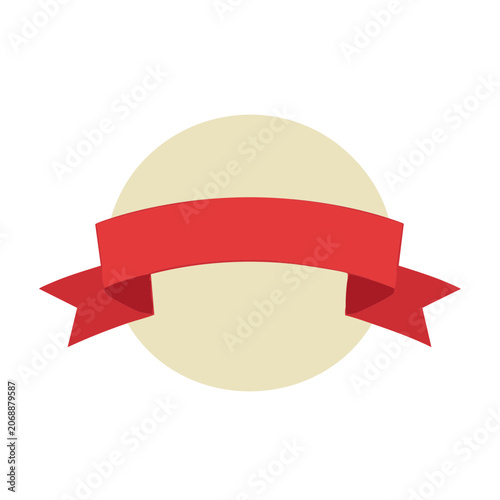 Red Ribbon Badge Icon