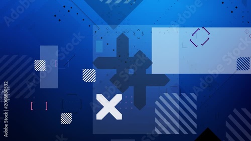 4K UHD high-speed basic geometric overlay animation featuring clean abstract interface elements, dynamic motion graphics, and modern minimal design transitions