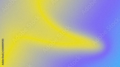 Abstract grainy gradient background with purple and yellow