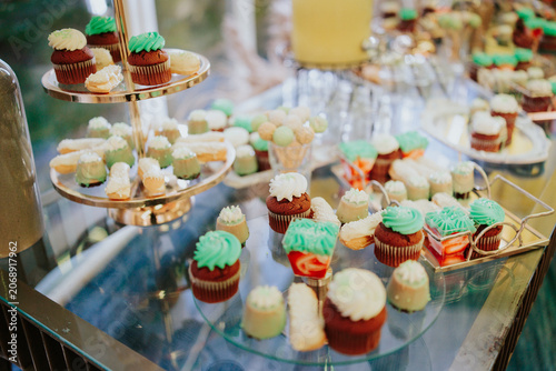 cakes on the table