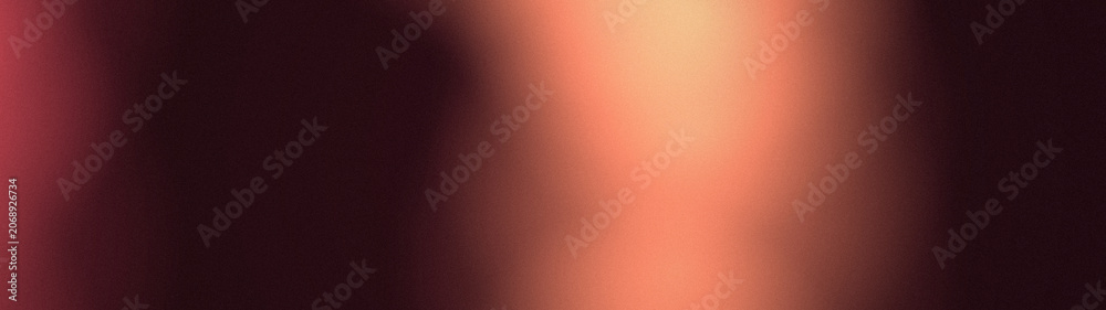 Fototapeta premium Dark maroon brown and copper abstract gradient background with warm glowing light and grainy texture for moody cinematic vintage design