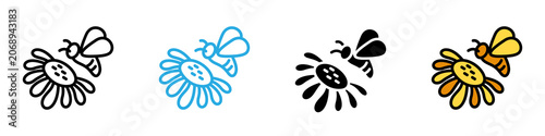 Photos Flavored infused multi - style icon design concept