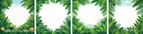 Vector summer background. Vector, illustration, minimalist, flat, icon, icon set