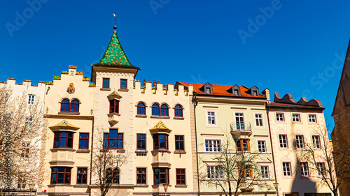 Foto Old building on a sunny spring day at Brixen, Bressanone, Eisack valley, South T