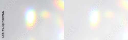 Photography Réfraction de cristal multicolore PNG sur fond transparent, lumière arc-en-ciel