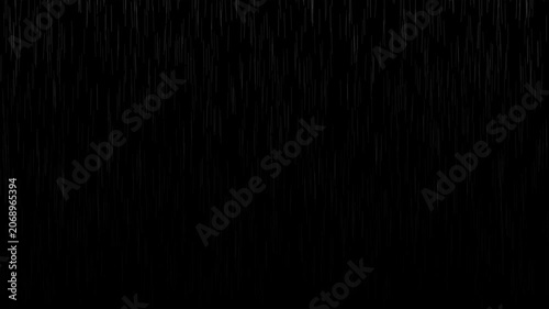 Black Rain Drizzle Animated Background With Falling Lines
