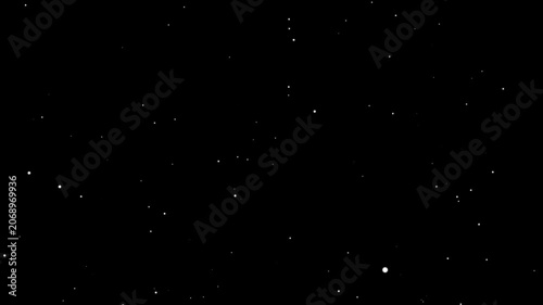 Slow motion of real white dust particles fly in the air. Seamless looping 4k video. Clean atmospheric dust particles overlay loop. Falling snow particles High quality 4k footage