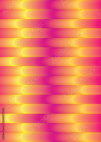 abstract colorful vector background with yellow, orange and pink gradient lines