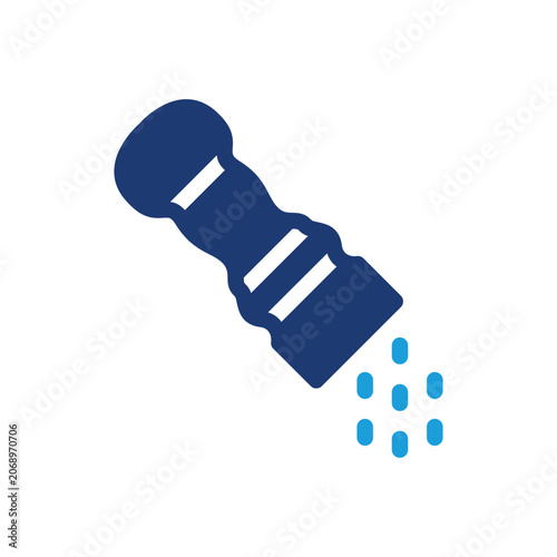 Tableau sur toile pepper grinder colored icon vector design good for web or mobile app