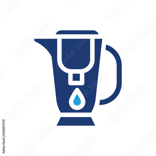 water filter colored icon vector design good for web or mobile app